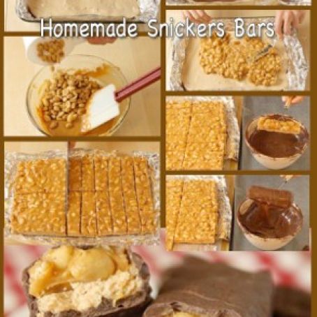 Homemade Snickers Bars Recipe