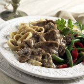 BEEF STROGANOFF ONE DISH