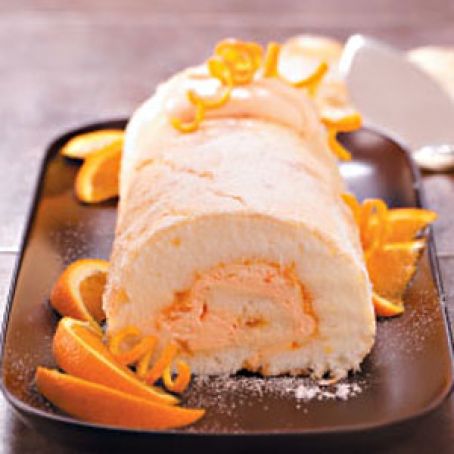Orange-Angel Jelly Roll Recipe