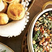 Wild Rice-and-Greens Casserole