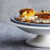 Pistachio-Ricotta Napoleons with Oranges