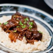 POMEGRANATE LAMB TAGINE WITH PRESERVED MEYER LEMONS