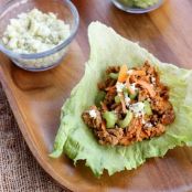 Buffalo Wing Turkey Lettuce Wraps