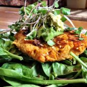 Chipotle quinoa sweet potato patties