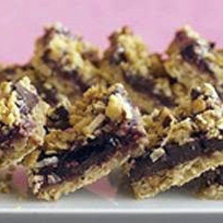 Chunky Chocolate Jam Bars