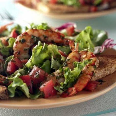 Sides (Tuscan Shrimp Salad with Toast Points)