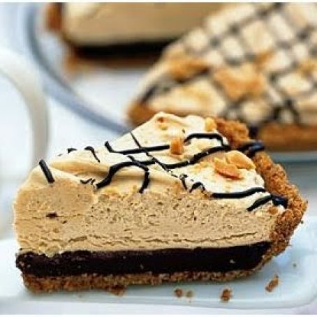 Black-Bottom Peanut Butter Mousse Pie