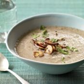 Joel Robuchon's Two-Mushroom Velouté