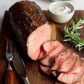 Prune, Peppercorn and Fresh Herb-Rubbed Roast Beef
