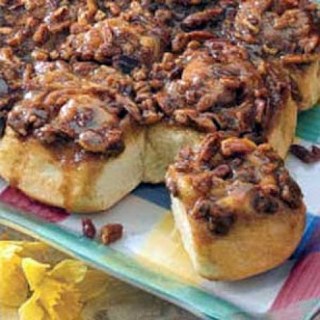 Caramel-Pecan Sticky Buns Recipe