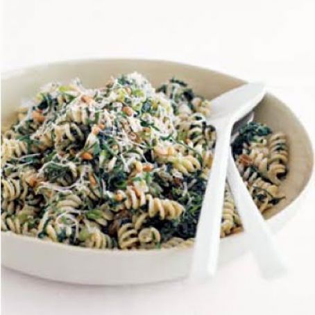 Fusilli with Spinach and Ricotta
