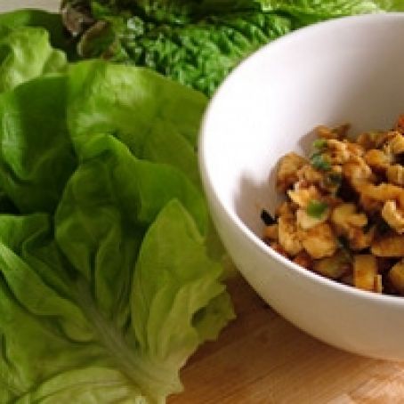 Hoisin Chicken Lettuce Wraps