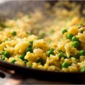 SHRIMP RISOTTO w/PEAS