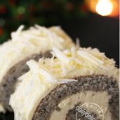 CAKE - White Chocolate and Sesame Chiffon Roll