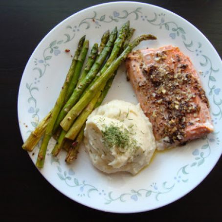 Hazelnut Crusted Salmon