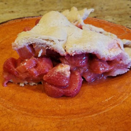 Paleo AIP Strawberry Rhubarb Pie
