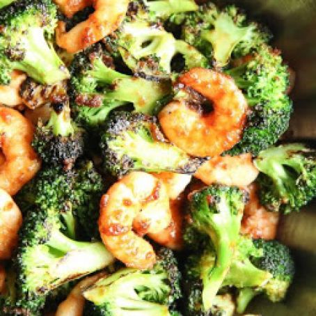 Mongolian Shrimp & Broccoli
