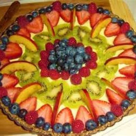 Fresh Fruit Tart with Vanilla Pastry Cream