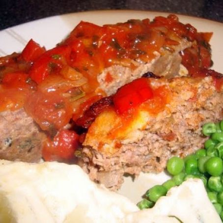 Dad's Meatloaf with Tomato Relish (Tyler Florence)