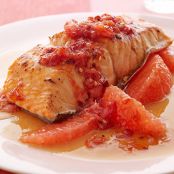 Salmon with Spicy Grapefruit Relish