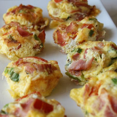 Egg, Prosciutto & Tomato Muffins / Mini Omelets