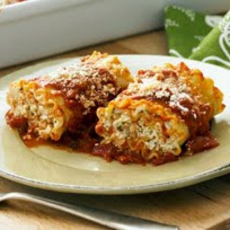 Cheese-Lover's Pasta Roll-Ups