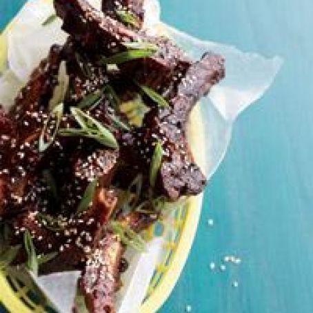 Asian Fried and Glazed Baby Back Ribs