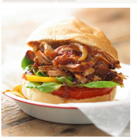 Pulled Pork with Root Beer Sauce