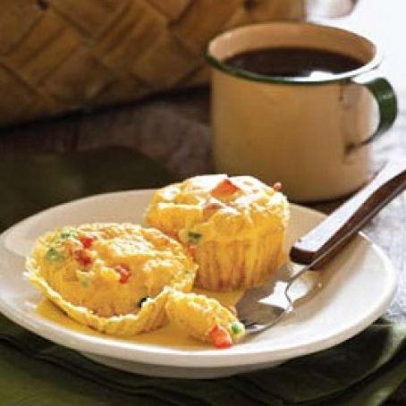 Vegetable Omelet Cupcakes