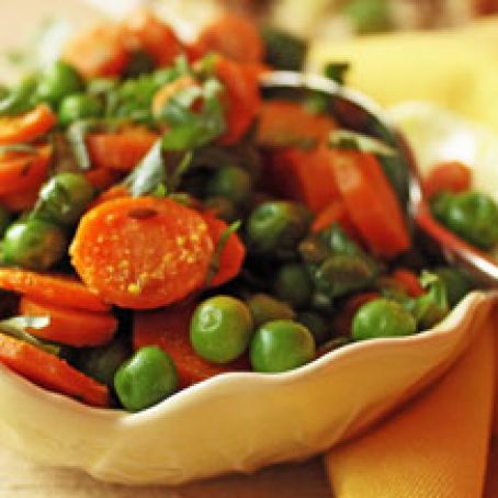 Cumin Flavored Peas & Carrots