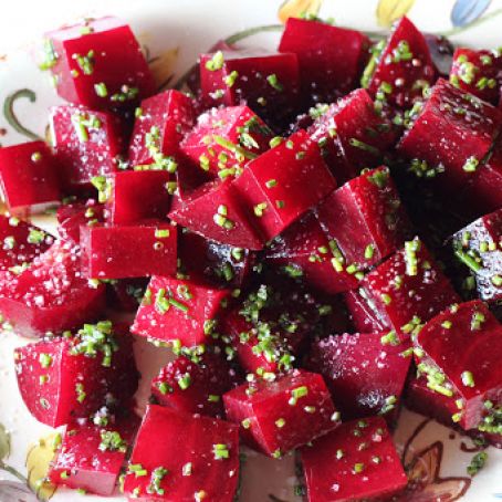 Beets with Lemon and Almonds