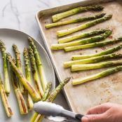 Roasted Asparagus with Various Gremolatas