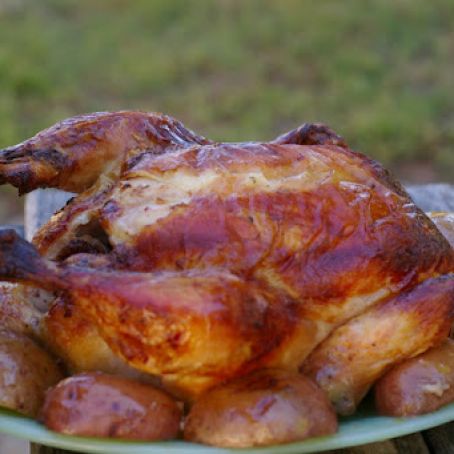 Roast Chicken with Red Potatoes