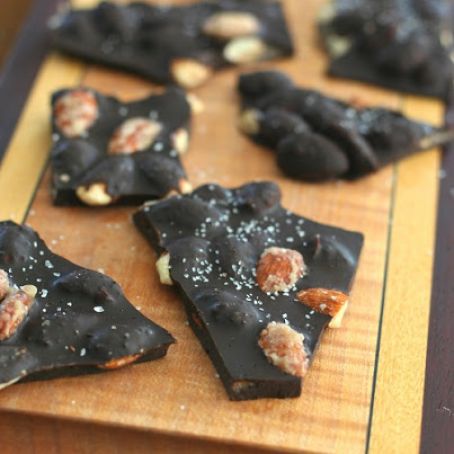 Dark Chocolate Sea Salt Almond Bark