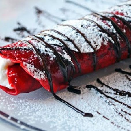 Red Velvet Crepes
