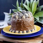 Chocolate Caramel Layer Cake