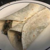 SPECIAL BEEF AND SPINACH BURRITOS