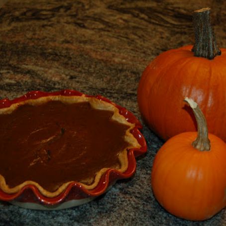 Pumpkin Pie (Lactose and Soy Free)
