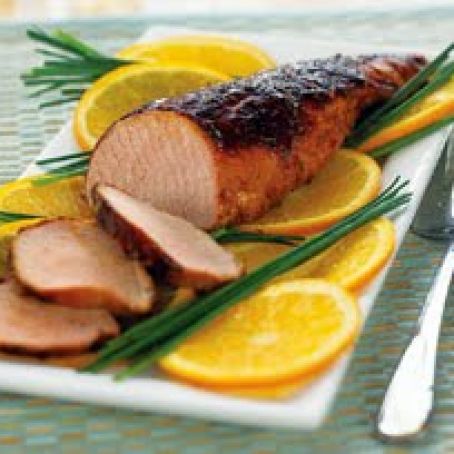 Honey Spice Rubbed Pork Tenderloin
