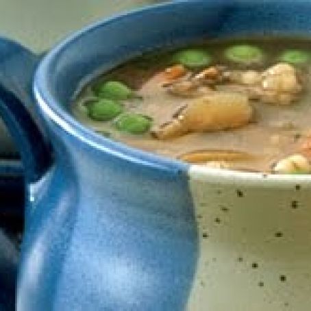 Slow Cooker Beef & Barley Soup