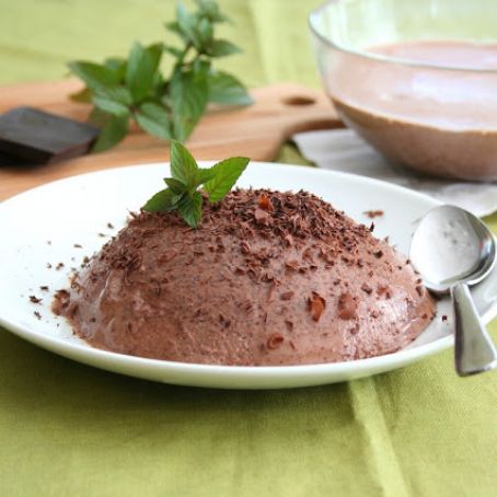 Dessert - Chocolate Mint Panna Cotta