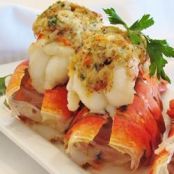 Crab-Stuffed Lobster Tail