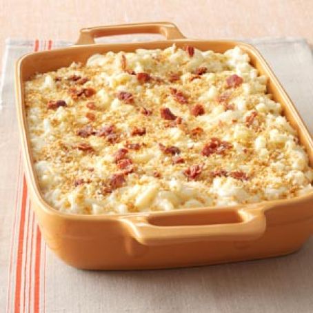 Five-Cheese Macaroni with with Prosciutto Bits