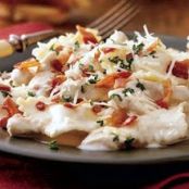 Chicken and Ravioli Carbonara