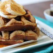 Paleo Cinnamon Banana Waffles from PaleOMG