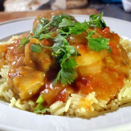 Simple chicken curry