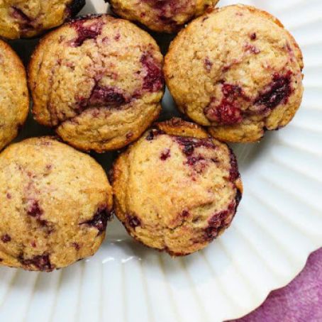 Raspberry Lemon Muffins (Healthy)