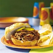 Slow-Cooker Barbecue Beef Sandwiches