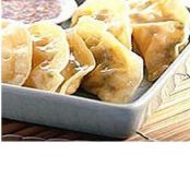 Steamed Vegetable Dumplings with Two Dipping Sauces