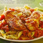 Chicken Tenders with peperonata sauce